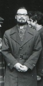 Юрий Серафимович Кочетков, вторая половина 1970-х гг. Фотография относится к тому времени, когда будущий священник Георгий Кочетков со своей группой навещал С. И. Фуделя. Источник: Кифа № 3 (221), март 2017 года. URL: http://gazetakifa.ru/content/view/5626/201/